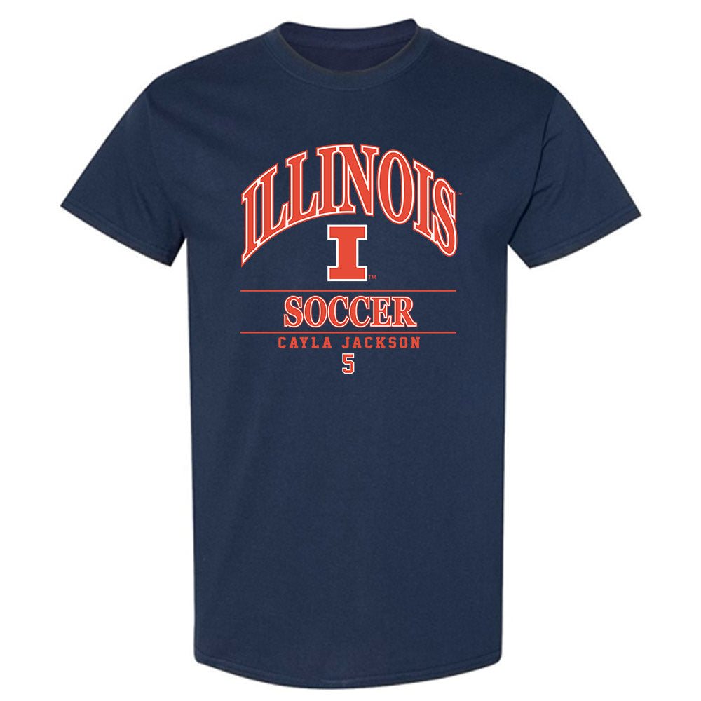 Illinois - NCAA Women's Soccer : Cayla Jackson - Classic Fashion Shersey T-Shirt-0