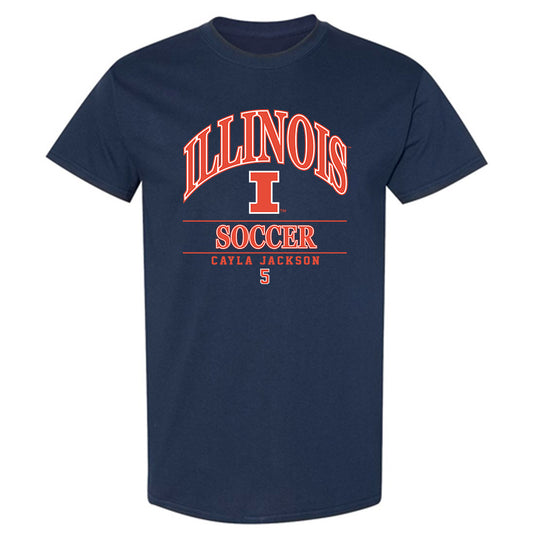 Illinois - NCAA Women's Soccer : Cayla Jackson - Classic Fashion Shersey T-Shirt-0