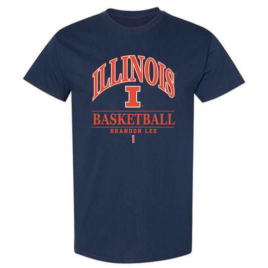 Illinois - NCAA Men's Basketball : Brandon Lee - Classic Fashion Shersey T-Shirt-0