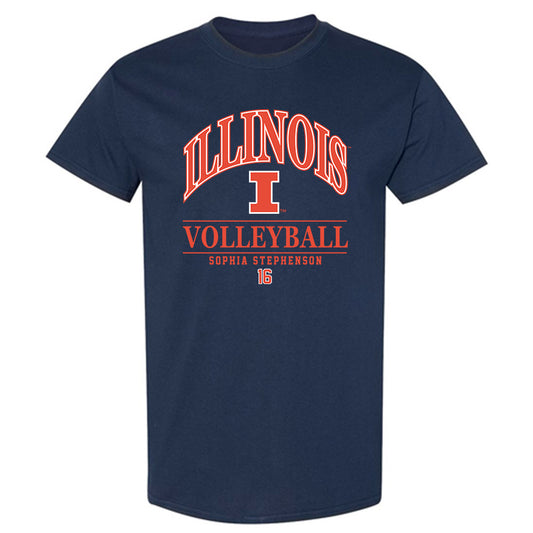 Illinois - NCAA Women's Volleyball : Sophia Stephenson - T-Shirt Classic Fashion Shersey