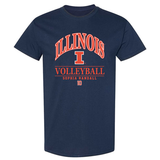 Illinois - NCAA Women's Volleyball : Sophia Randall - Classic Fashion Shersey T-Shirt-0