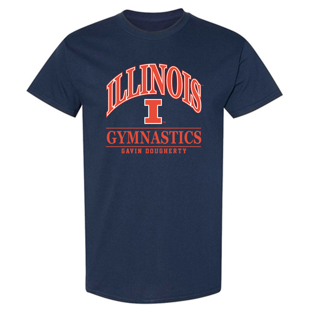 Illinois - NCAA Men's Gymnastics : Gavin Dougherty - Classic Fashion Shersey T-Shirt-0
