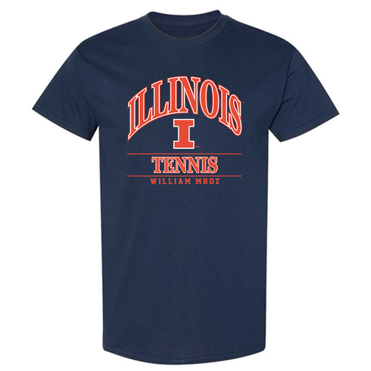 Illinois - NCAA Men's Tennis : William Mroz - Classic Fashion Shersey T-Shirt-0