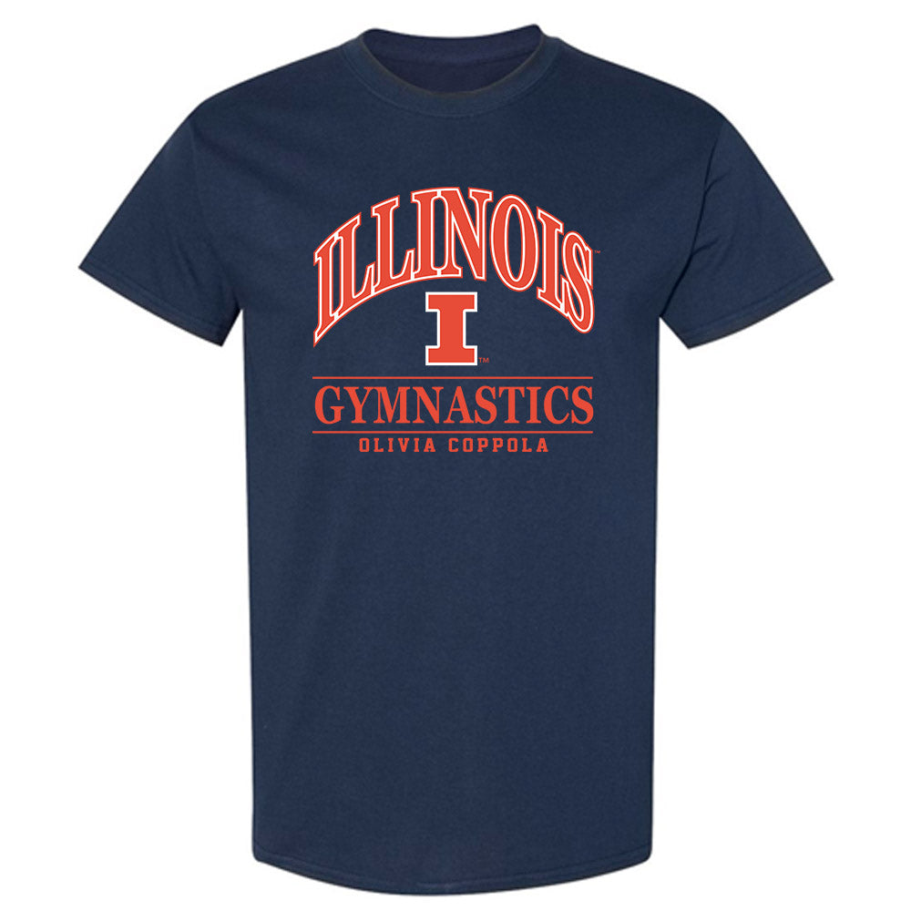 Illinois - NCAA Women's Gymnastics : Olivia Coppola - Classic Fashion Shersey T-Shirt-0