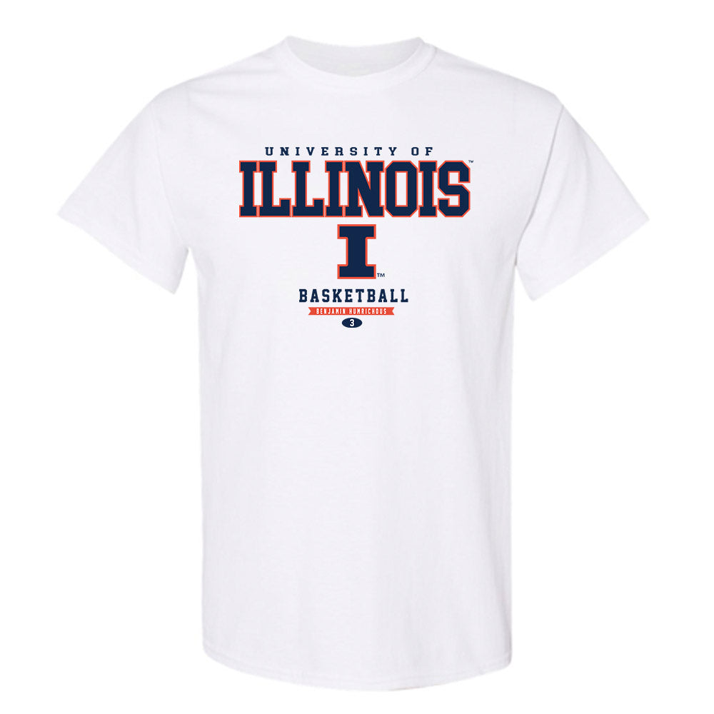 Illinois - NCAA Men's Basketball : Benjamin Humrichous - Classic Fashion Shersey T-Shirt-0