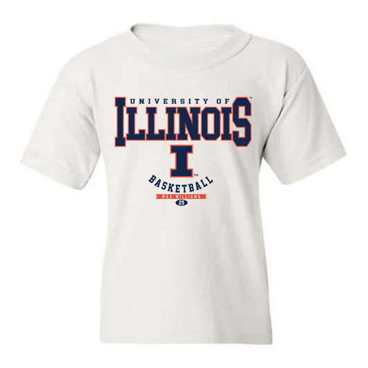 Illinois - NCAA Men's Basketball : Max Williams - Youth T-Shirt Classic Fashion Shersey