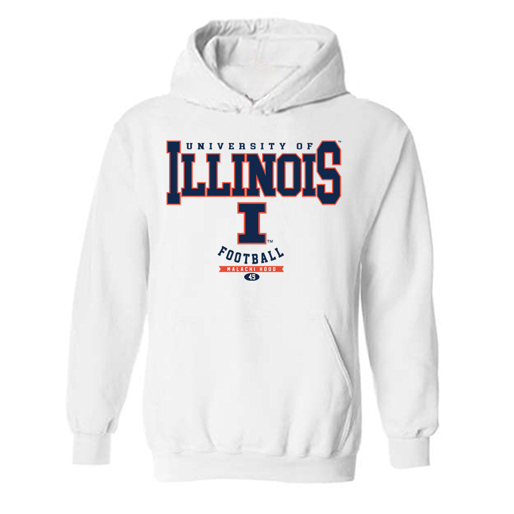 Illinois - NCAA Football : Malachi Hood - Hooded Sweatshirt Classic Fashion Shersey