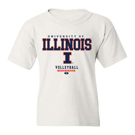 Illinois - NCAA Women's Volleyball : Taylor De Boer - Classic Fashion Shersey Youth T-Shirt-0