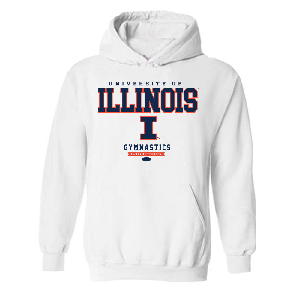 Illinois - NCAA Women's Gymnastics : Kadyn Fitzgibbon - Classic Fashion Shersey Hooded Sweatshirt