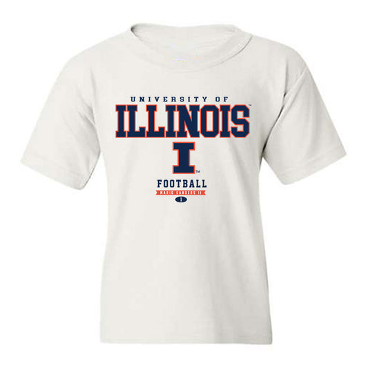 Illinois - NCAA Football : Mario Sanders II - Classic Fashion Shersey Youth T-Shirt-0