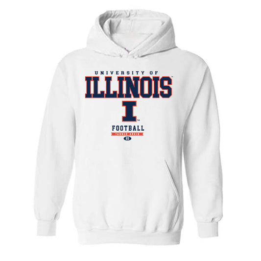 Illinois - NCAA Football : Tanner Arkin - Classic Fashion Shersey Hooded Sweatshirt-0