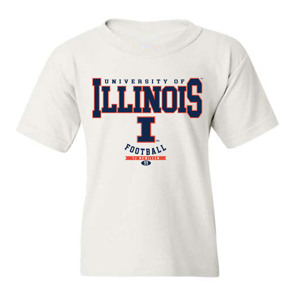 Illinois - NCAA Football : TJ McMillen - Youth T-Shirt Classic Fashion Shersey