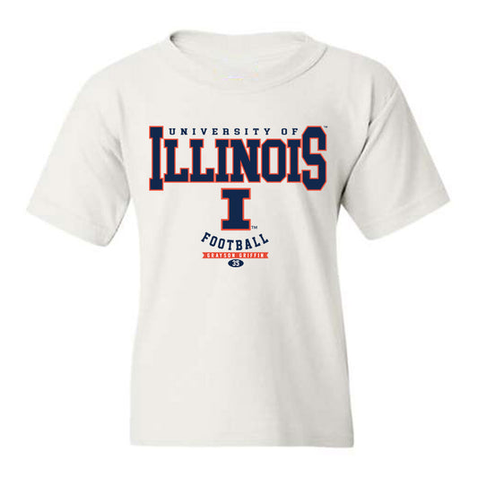 Illinois - NCAA Football : Grayson Griffin - Youth T-Shirt Classic Fashion Shersey