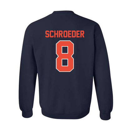 Illinois - NCAA Baseball : Jacob Schroeder - Crewneck Sweatshirt Sports Shersey