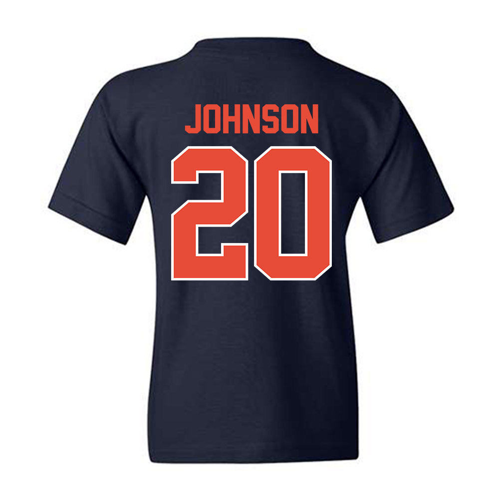 Illinois - NCAA Baseball : Ryan Johnson - Sports Shersey Youth T-Shirt-1