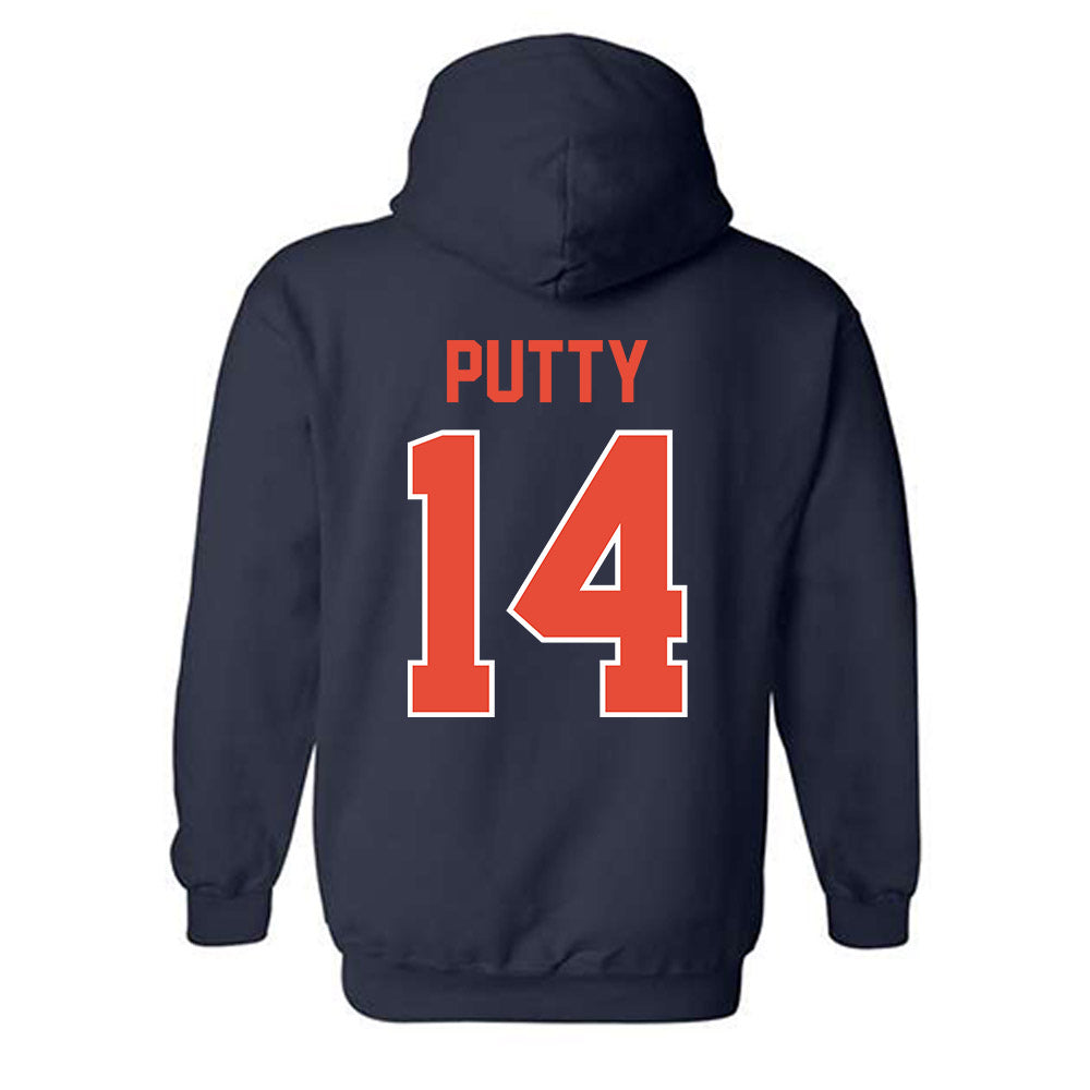 Illinois - NCAA Baseball : Aj Putty - Sports Shersey Hooded Sweatshirt-1