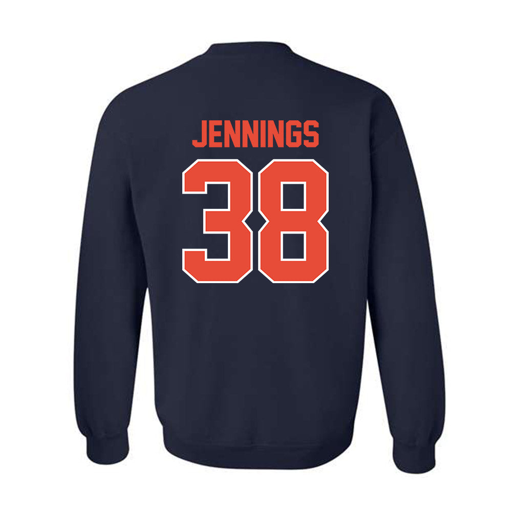 Illinois - NCAA Baseball : Collin Jennings - Crewneck Sweatshirt Sports Shersey