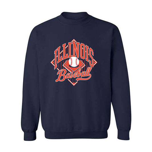 Illinois - NCAA Baseball : Julius Sanchez - Crewneck Sweatshirt Sports Shersey