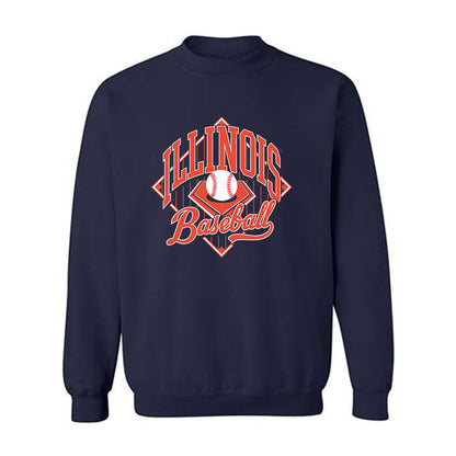Illinois - NCAA Baseball : Nolan Girard - Sports Shersey Crewneck Sweatshirt-0