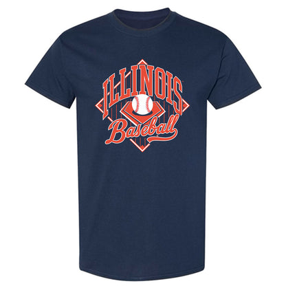 Illinois - NCAA Baseball : Ryan Ohm - Sports Shersey T-Shirt-0
