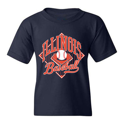 Illinois - NCAA Baseball : Zach Bates - Sports Shersey Youth T-Shirt-0