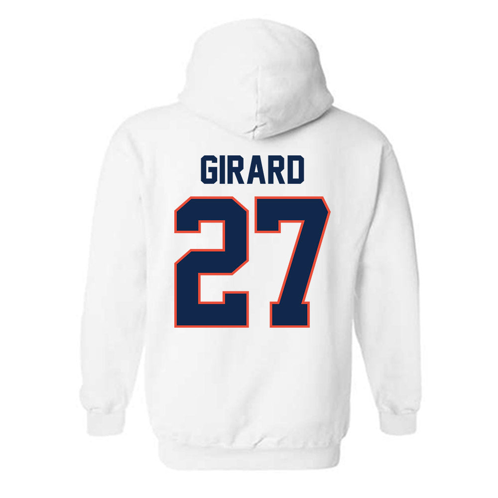 Illinois - NCAA Baseball : Nolan Girard - Sports Shersey Hooded Sweatshirt-1