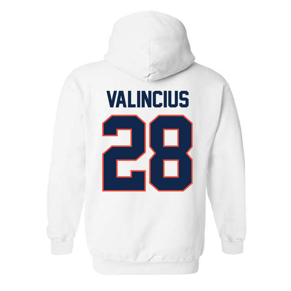 Illinois - NCAA Baseball : Vytas Valincius - Sports Shersey Hooded Sweatshirt-1
