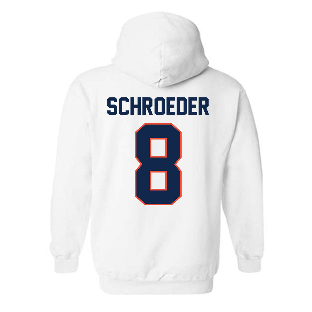 Illinois - NCAA Baseball : Jacob Schroeder - Hooded Sweatshirt Sports Shersey