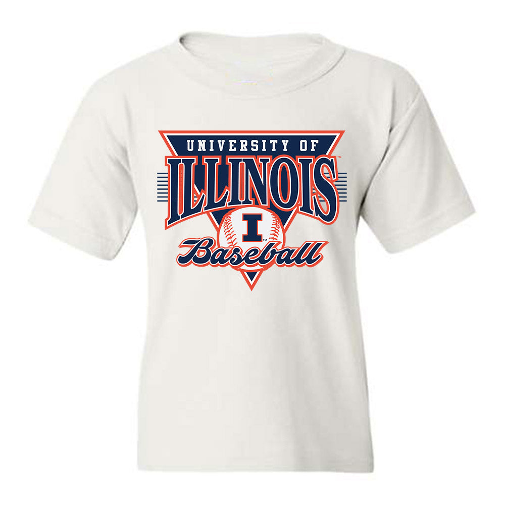 Illinois - NCAA Baseball : Jacob Schroeder - Youth T-Shirt Sports Shersey