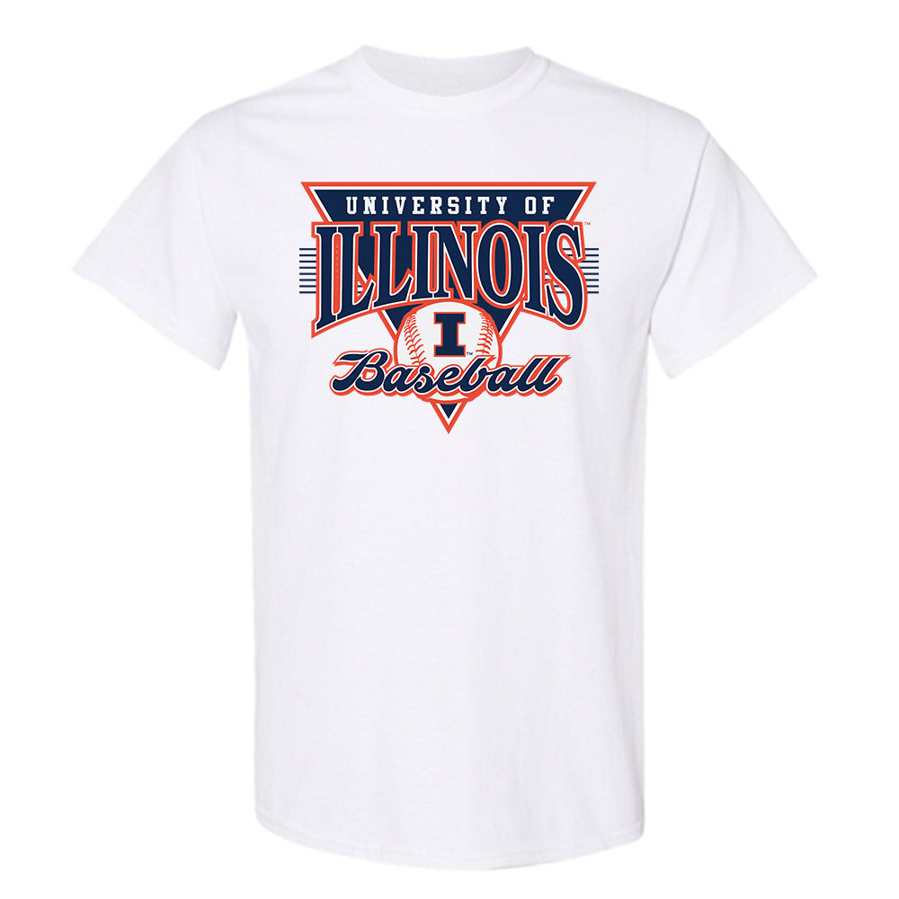 Illinois - NCAA Baseball : Jake Swartz - Sports Shersey T-Shirt