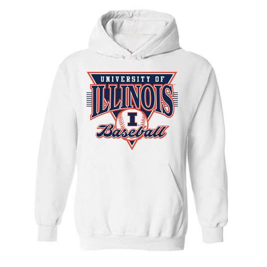 Illinois - NCAA Baseball : Mitch Dye - Sports Shersey Hooded Sweatshirt-0