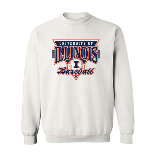 Illinois - NCAA Baseball : Jake Swartz - Sports Shersey Crewneck Sweatshirt