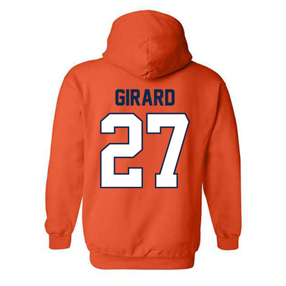 Illinois - NCAA Baseball : Nolan Girard - Sports Shersey Hooded Sweatshirt-1