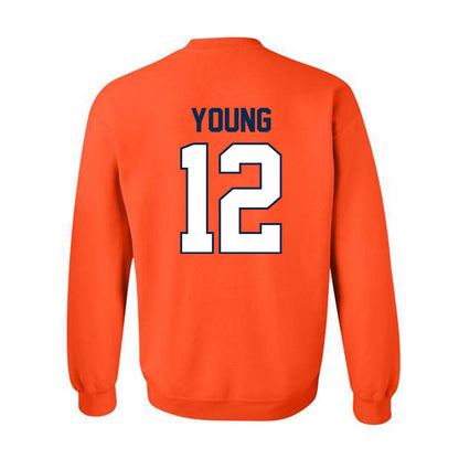 Illinois - NCAA Baseball : Ike Young - Sports Shersey Crewneck Sweatshirt-1