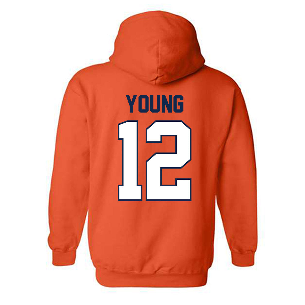 Illinois - NCAA Baseball : Ike Young - Sports Shersey Hooded Sweatshirt-1