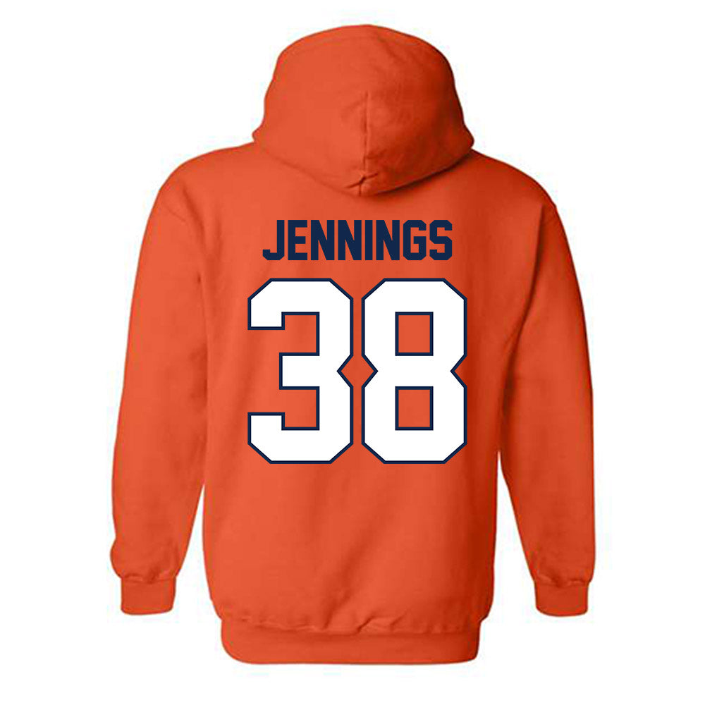 Illinois - NCAA Baseball : Collin Jennings - Hooded Sweatshirt Sports Shersey