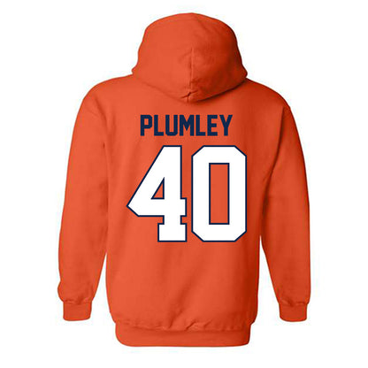Illinois - NCAA Baseball : Ben Plumley - Hooded Sweatshirt Sports Shersey