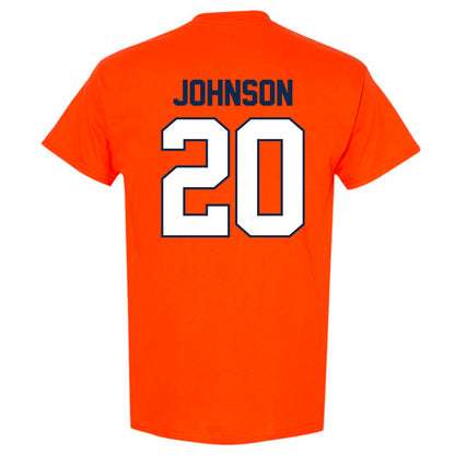 Illinois - NCAA Baseball : Ryan Johnson - Sports Shersey T-Shirt-1
