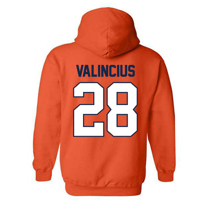 Illinois - NCAA Baseball : Vytas Valincius - Sports Shersey Hooded Sweatshirt-1