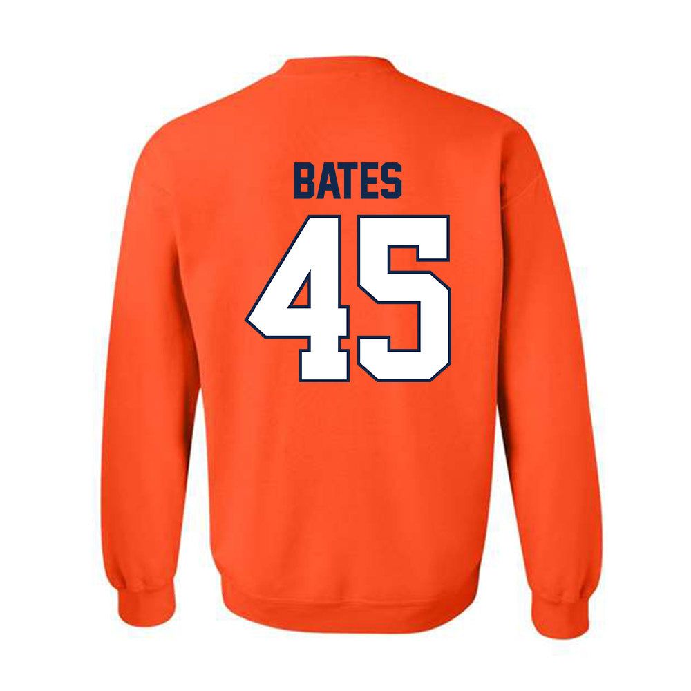 Illinois - NCAA Baseball : Zach Bates - Sports Shersey Crewneck Sweatshirt-1