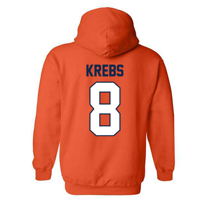 Illinois - NCAA Baseball : Lucas Krebs - Sports Shersey Hooded Sweatshirt-1