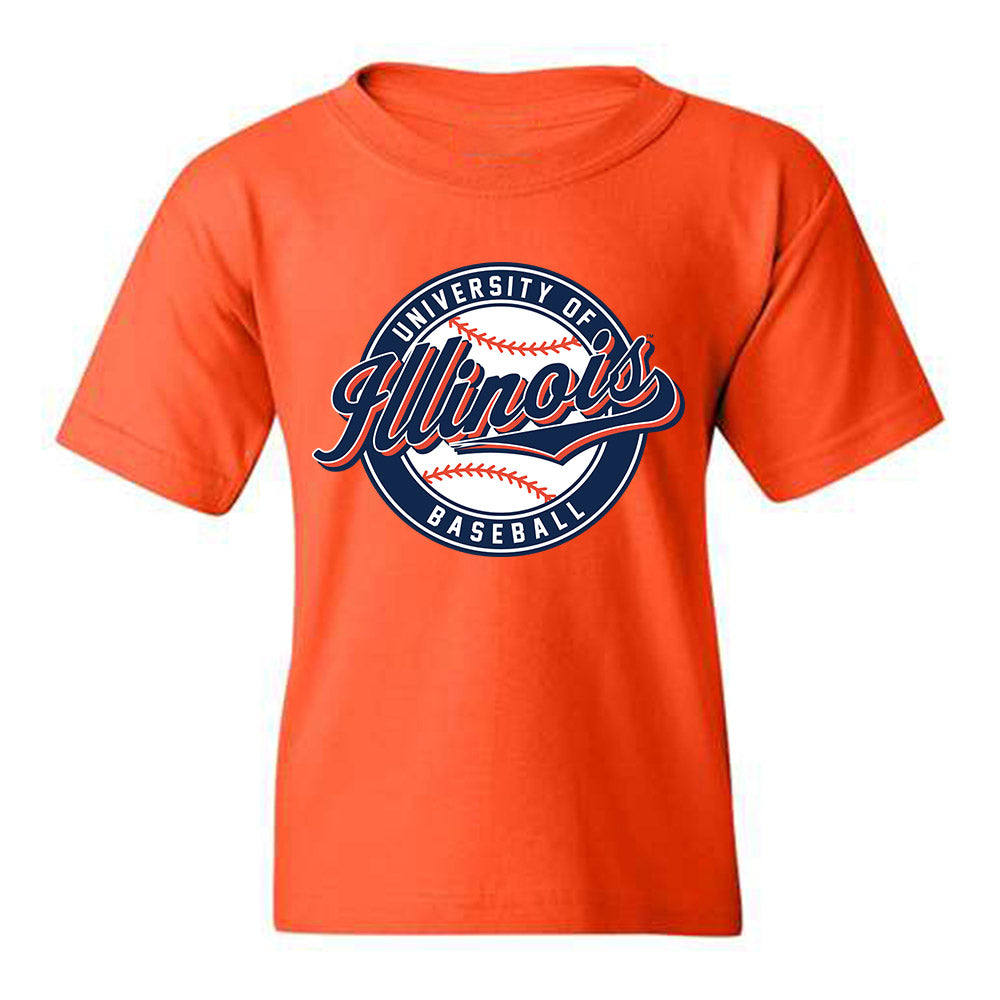 Illinois - NCAA Baseball : Aden O'Donnell - Youth T-Shirt Sports Shersey