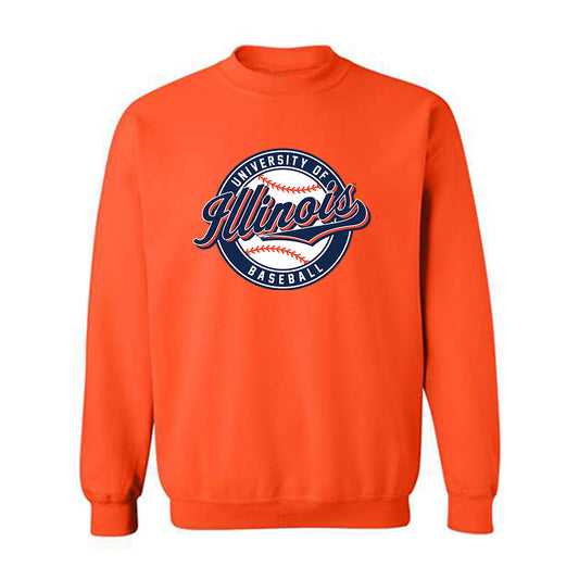 Illinois - NCAA Baseball : Drake Westcott - Crewneck Sweatshirt Sports Shersey