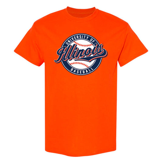 Illinois - NCAA Baseball : Drake Westcott - T-Shirt Sports Shersey