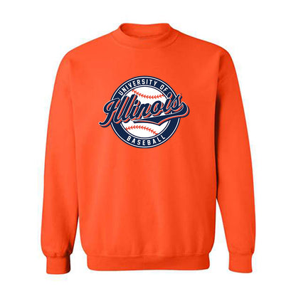 Illinois - NCAA Baseball : Jacob Schroeder - Crewneck Sweatshirt Sports Shersey