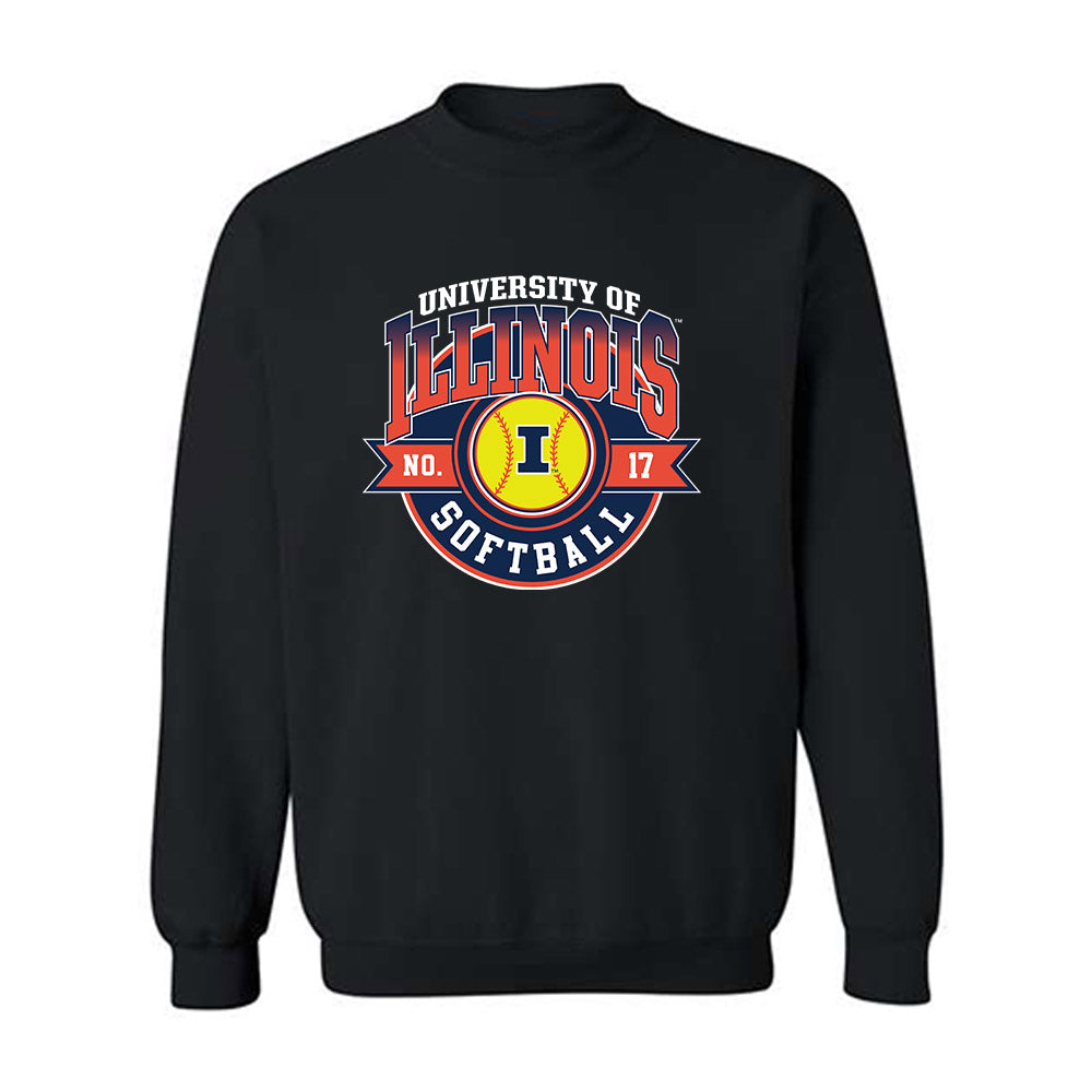 Illinois - NCAA Softball : Abby Sabalaskey - Sports Shersey Crewneck Sweatshirt-0