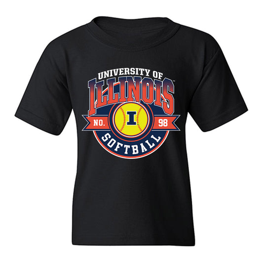 Illinois - NCAA Softball : Ella Cushing - Sports Shersey Youth T-Shirt-0