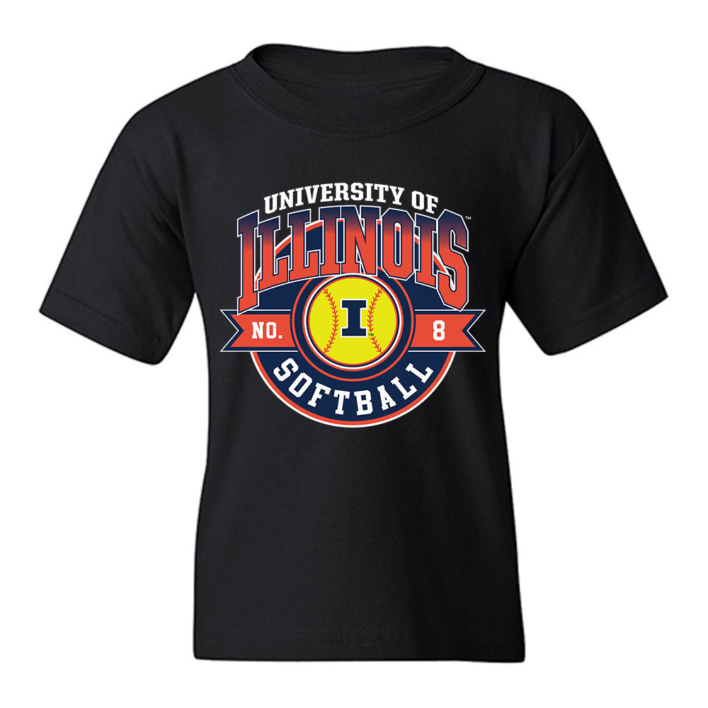 Illinois - NCAA Softball : Keirys Click - Sports Shersey Youth T-Shirt-0