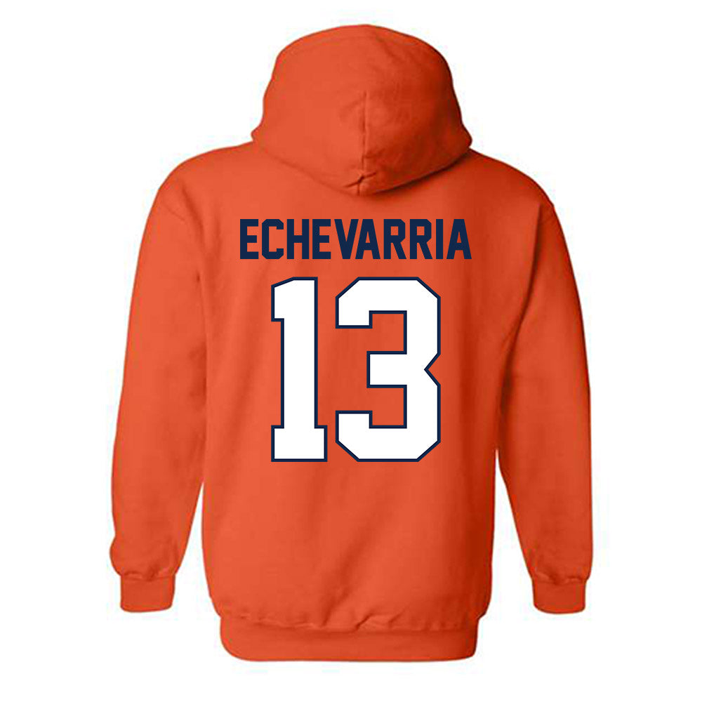 Illinois - NCAA Softball : Eden Echevarria - Sports Shersey Hooded Sweatshirt-1