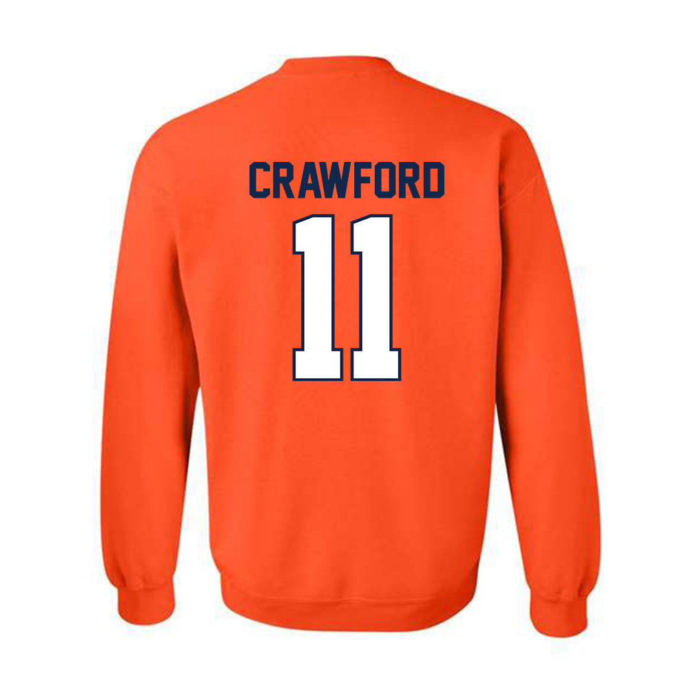 Illinois - NCAA Softball : Christina Crawford - Sports Shersey Crewneck Sweatshirt-1